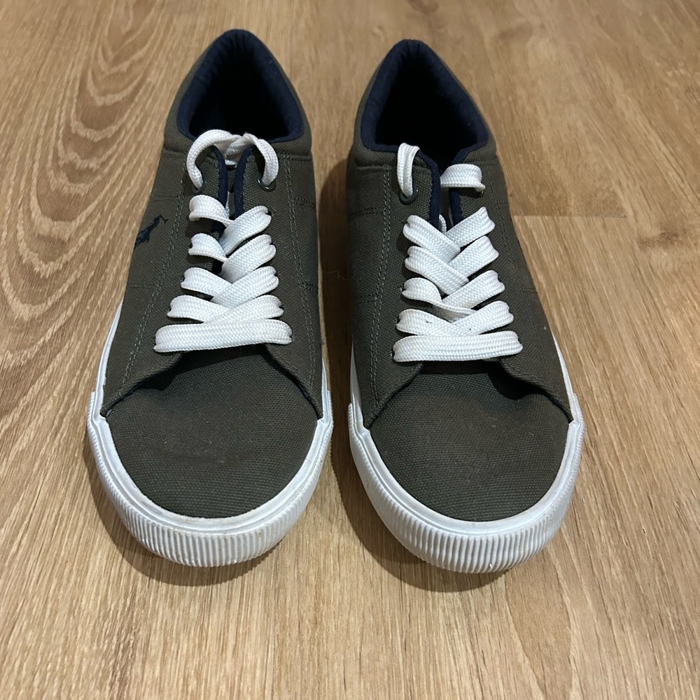 Polo by Ralph Lauren Kids' Canvas Sneakers - Olive Green